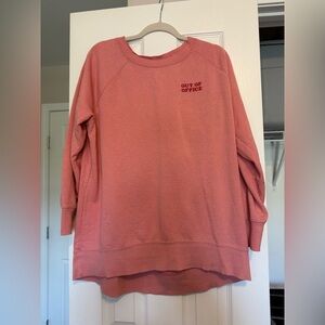 Old Navy Oversized Pink Out of Office Sweatshirt‎